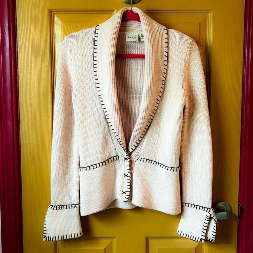 Kenji Women's Brown and Pink Cardigan